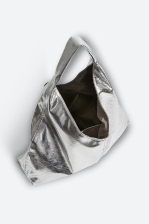 Quick Outfits, Modest Fashion Outfits Ideas Y2K Faux Patent Leather Hobo Bag