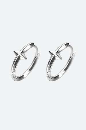 Quick Outfits, Modest Fashion Outfits Ideas Y2K Grunge Stars Hoop Earrings