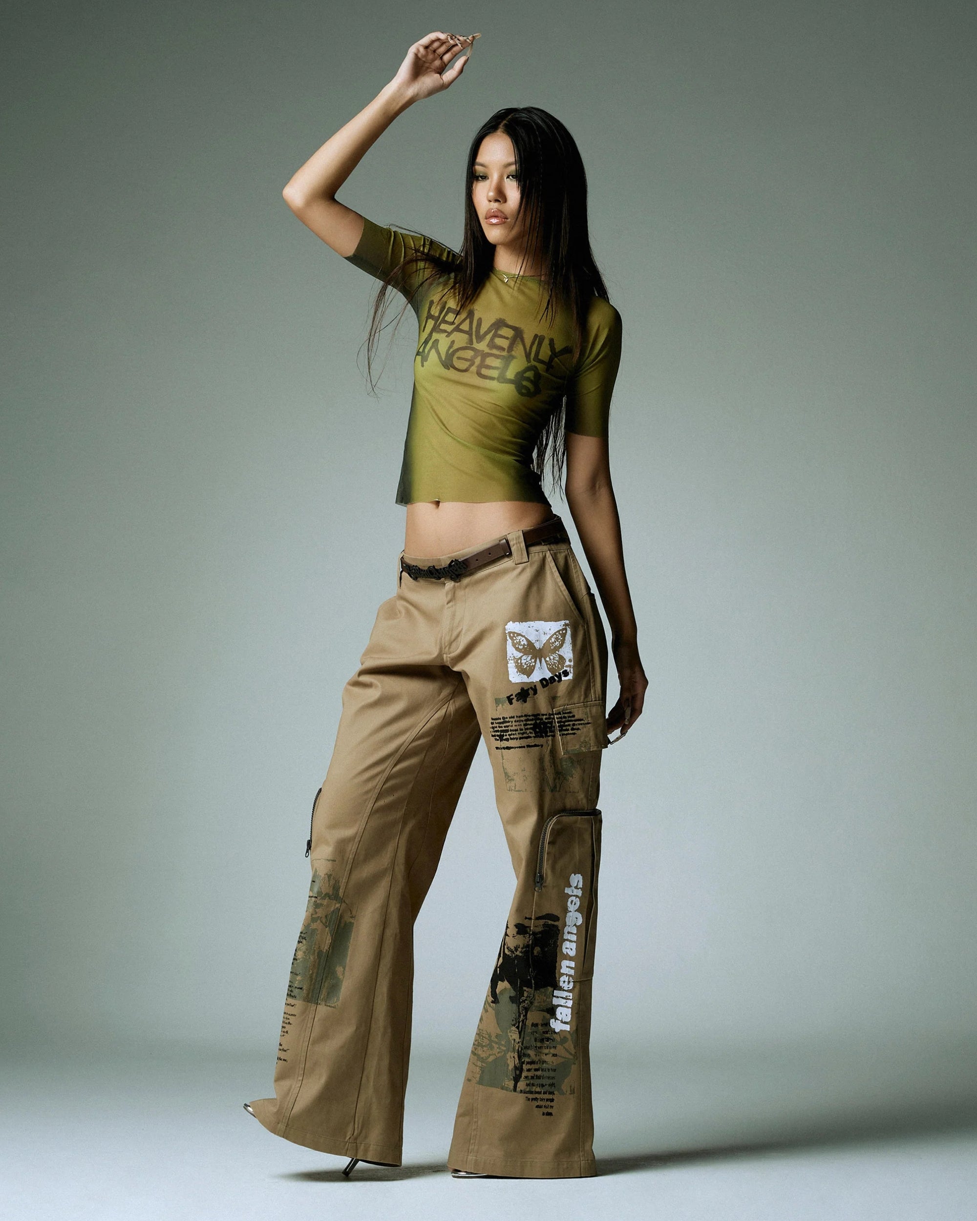 Quick Outfits, Modest Fashion Outfits Ideas Y2K Heavenly Angels Sheer Top Quick Outfits, Modest Fashion Outfits Ideas Y2K Heavenly Angels Sheer Top