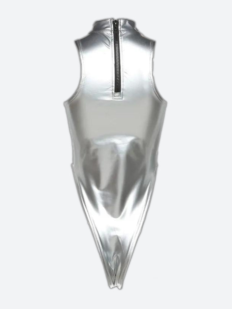 Quick Outfits, Modest Fashion Outfits Ideas Y2K High Neck Zip-Up Bodysuit Quick Outfits, Modest Fashion Outfits Ideas Y2K High Neck Zip-Up Bodysuit