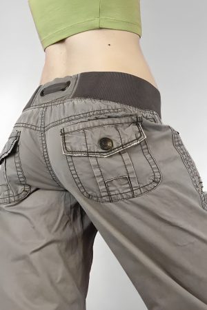 Quick Outfits, Modest Fashion Outfits Ideas Y2K Low Waist Drawstring Pants