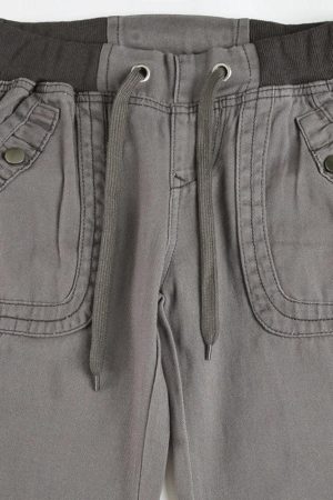 Quick Outfits, Modest Fashion Outfits Ideas Y2K Low Waist Drawstring Pants