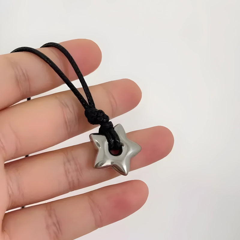 Quick Outfits, Modest Fashion Outfits Ideas Y2K Star Cord Necklace Quick Outfits, Modest Fashion Outfits Ideas Y2K Star Cord Necklace