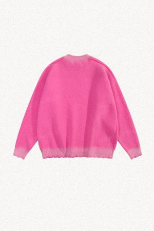 Quick Outfits, Modest Fashion Outfits Ideas Y2K Star Distressed Sweater