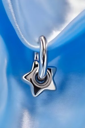 Quick Outfits, Modest Fashion Outfits Ideas Y2K Star Heart Hoop Earrings