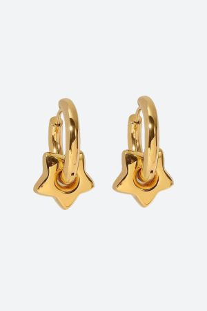 Quick Outfits, Modest Fashion Outfits Ideas Y2K Star Heart Hoop Earrings