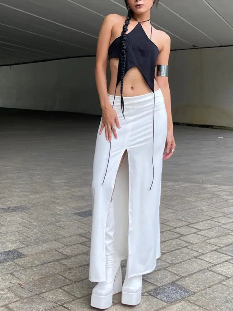 Quick Outfits, Modest Fashion Outfits Ideas Y2k Star Lace Up Backless Top Quick Outfits, Modest Fashion Outfits Ideas Y2k Star Lace Up Backless Top