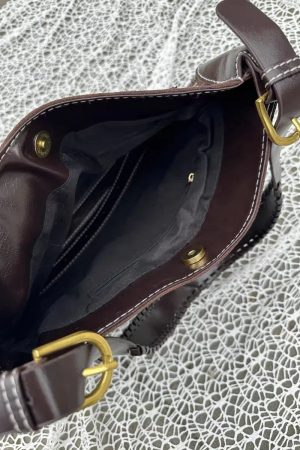 Quick Outfits, Modest Fashion Outfits Ideas Y2K Star Patch Distressed Bag