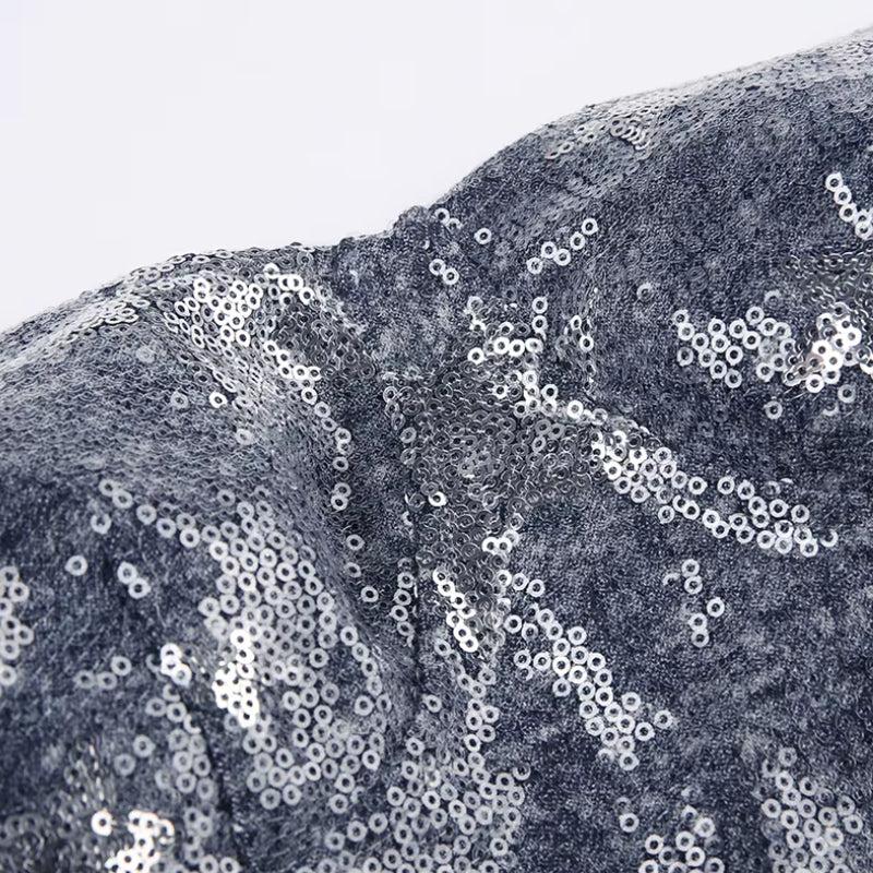 Quick Outfits, Modest Fashion Outfits Ideas Y2K Star Sequined Crop Top Quick Outfits, Modest Fashion Outfits Ideas Y2K Star Sequined Crop Top