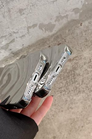 Quick Outfits, Modest Fashion Outfits Ideas Y2k Wavy Heart iPhone Case