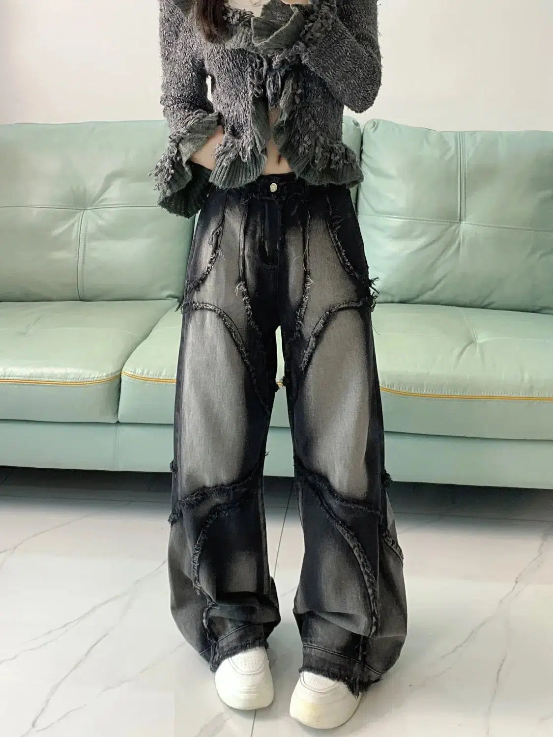 Quick Outfits, Modest Fashion Outfits Ideas Y2K Wide Leg Jeans Quick Outfits, Modest Fashion Outfits Ideas Y2K Wide Leg Jeans