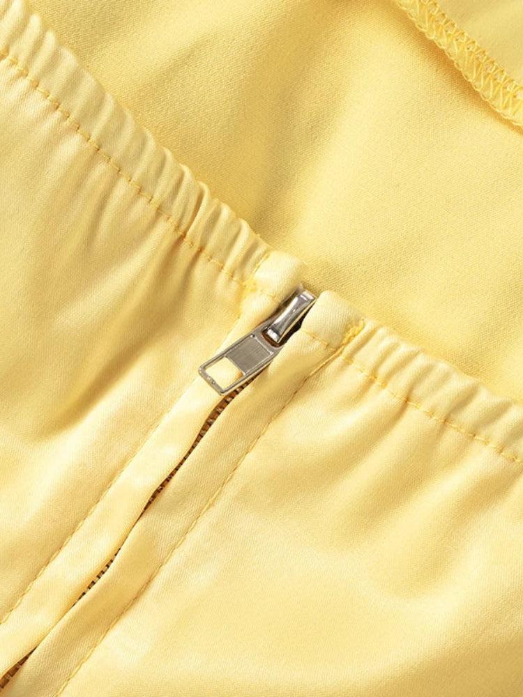 Quick Outfits, Modest Fashion Outfits Ideas Yellow Corset Top Quick Outfits, Modest Fashion Outfits Ideas Yellow Corset Top