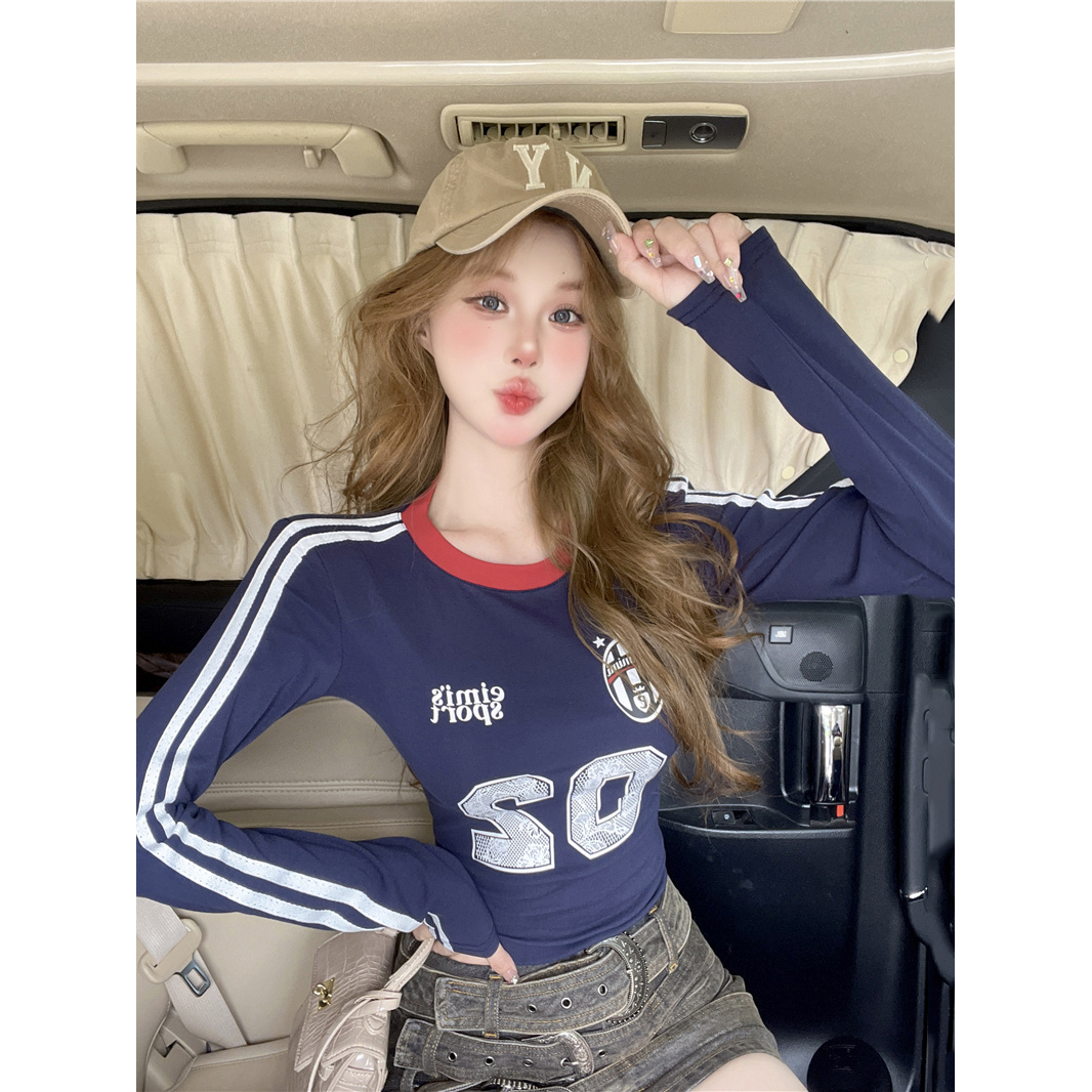 Red Fitted Jazz Top for Women, K-Pop Inspired Autumn Winter Performance Shirt, Music Festival Outfit Red Fitted Jazz Top for Women, K-Pop Inspired Autumn Winter Performance Shirt, Music Festival Outfit