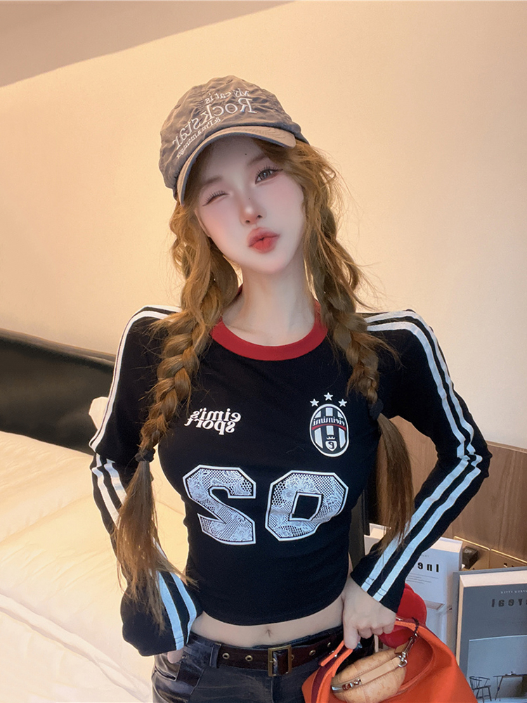 Red Fitted Jazz Top for Women, K-Pop Inspired Autumn Winter Performance Shirt, Music Festival Outfit Red Fitted Jazz Top for Women, K-Pop Inspired Autumn Winter Performance Shirt, Music Festival Outfit