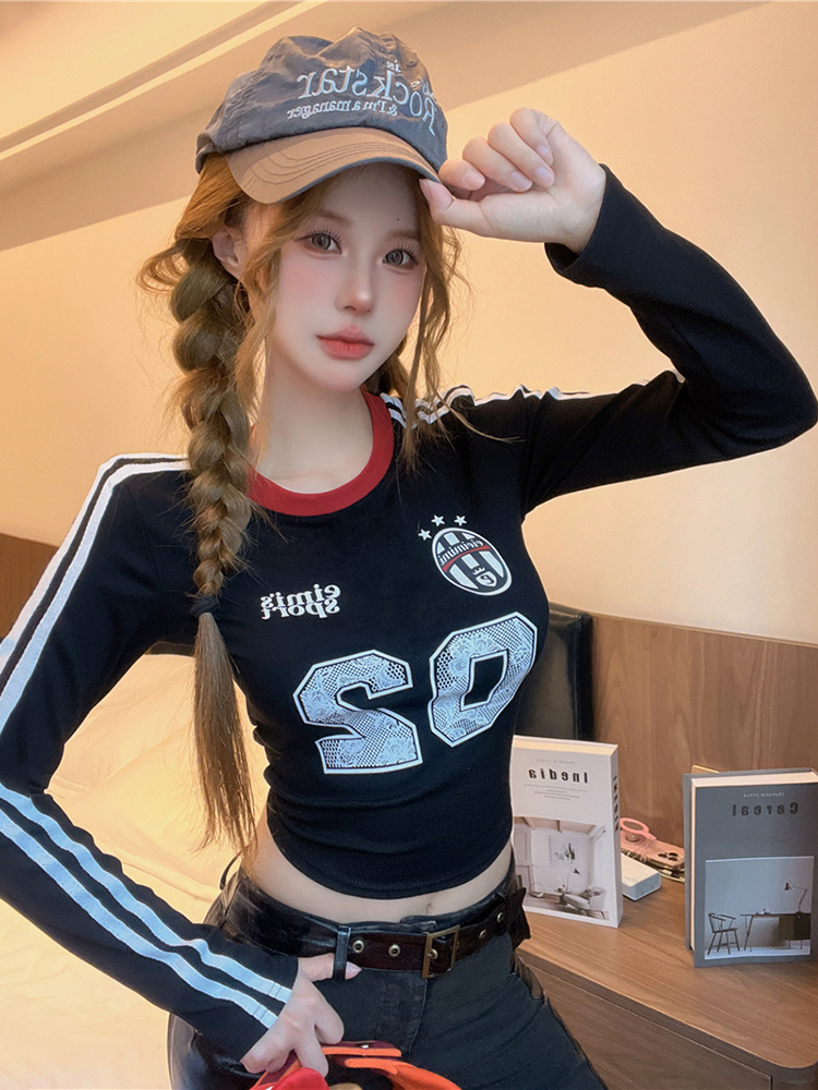 Red Fitted Jazz Top for Women, K-Pop Inspired Autumn Winter Performance Shirt, Music Festival Outfit Red Fitted Jazz Top for Women, K-Pop Inspired Autumn Winter Performance Shirt, Music Festival Outfit