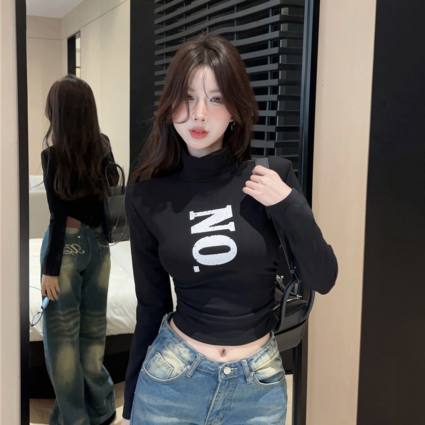 Red Jazz Dance Top for Women - Slim-Fit K-Pop Style Shirt for Autumn & Winter Music Festival Outfits Red Jazz Dance Top for Women - Slim-Fit K-Pop Style Shirt for Autumn & Winter Music Festival Outfits