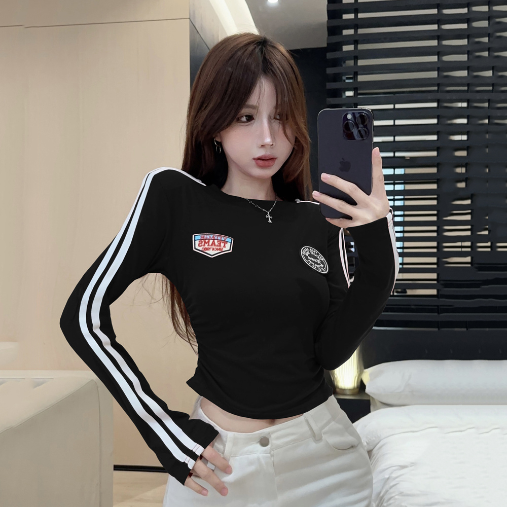 Red Jazz Dance Top for Women - Unique Stylish Base Shirt for Autumn/Winter, K-Pop Inspired Performance Outfit Red Jazz Dance Top for Women - Unique Stylish Base Shirt for Autumn/Winter, K-Pop Inspired Performance Outfit