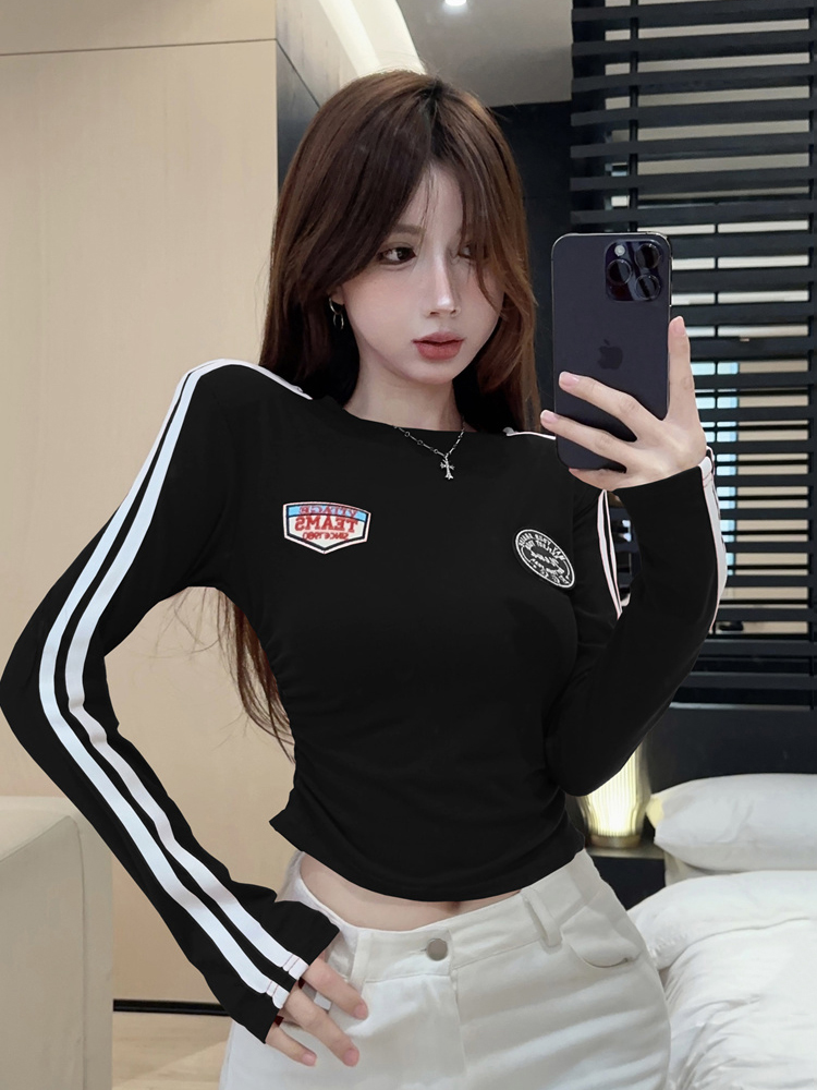 Red Jazz Dance Top for Women - Unique Stylish Base Shirt for Autumn/Winter, K-Pop Inspired Performance Outfit Red Jazz Dance Top for Women - Unique Stylish Base Shirt for Autumn/Winter, K-Pop Inspired Performance Outfit