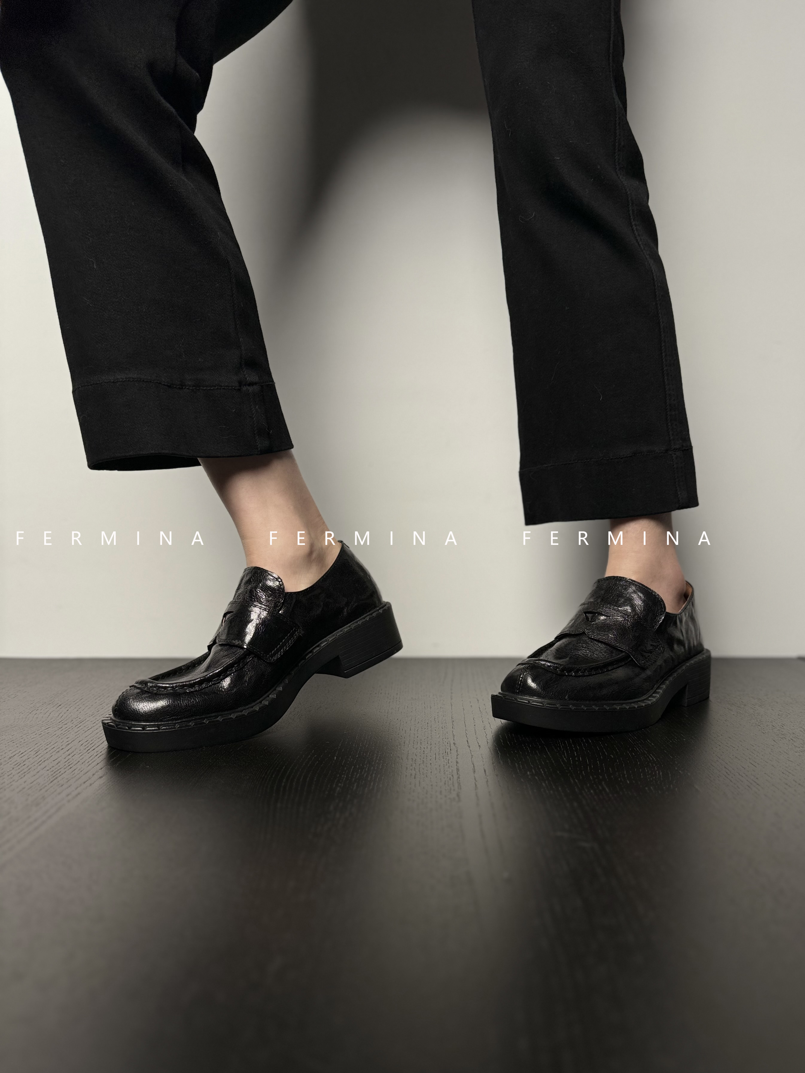 Retro Academy Style Loafers for Women - Spring Versatile Genuine Leather All-Season Shoes