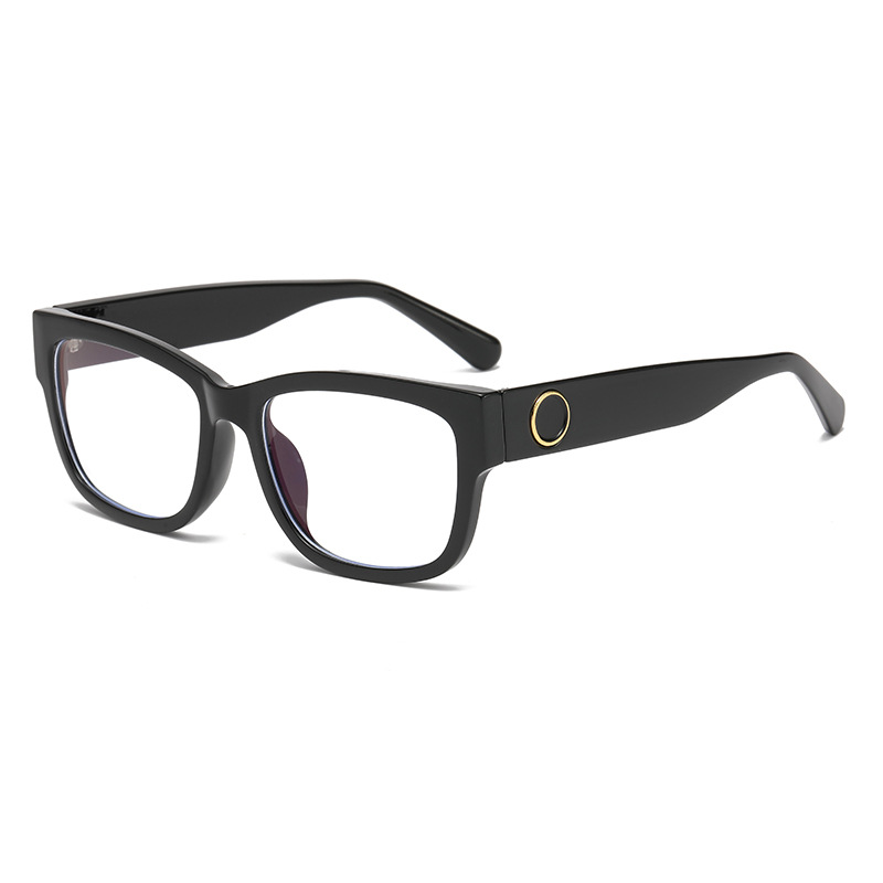 Retro Black Square Women's Glasses for Myopia - High Prescription, Korean Style, Anti-Blue Light, Flattering for Round Faces