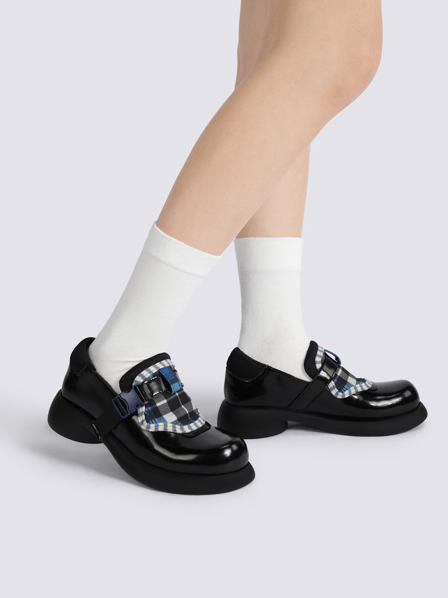 Retro Black Thick-Soled Mary Jane Shoes for Women - 2025 Spring/Summer Fashion, Y2K Style Retro Black Thick-Soled Mary Jane Shoes for Women - 2025 Spring/Summer Fashion, Y2K Style