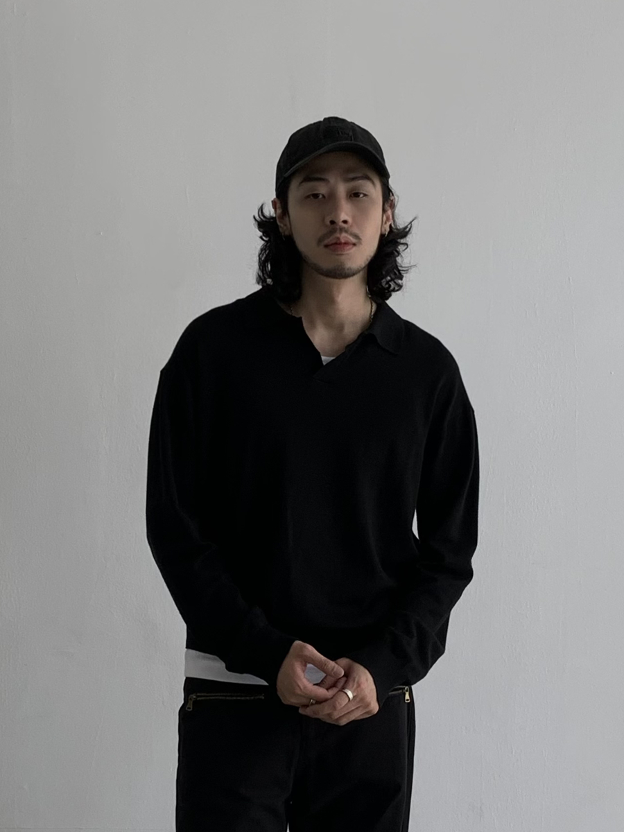 Retro Boxy Knitted Polo Shirt Unisex Short Sleeve Clean Fit Collar T-Shirt - Trendy American Style