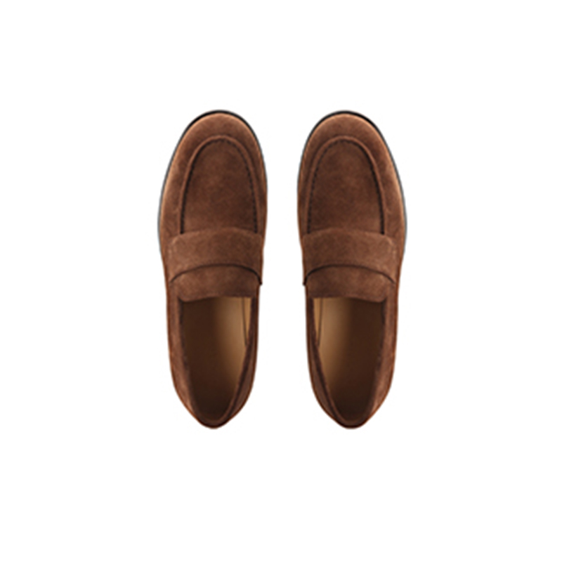 Retro Chunky Heel Slip-On Loafers in Leather - British Style Flat Shoes for Y2K Fashion Retro Chunky Heel Slip-On Loafers in Leather - British Style Flat Shoes for Y2K Fashion