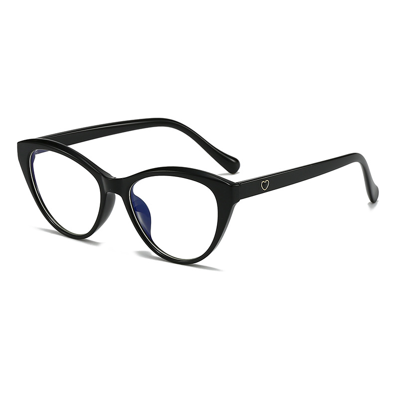 Retro Korean-Style Cat-Eye TR90 Ultra-Light Red Women's Trendy Face Slimming Blue Light Blocking Prescription Glasses Retro Korean-Style Cat-Eye TR90 Ultra-Light Red Women's Trendy Face Slimming Blue Light Blocking Prescription Glasses