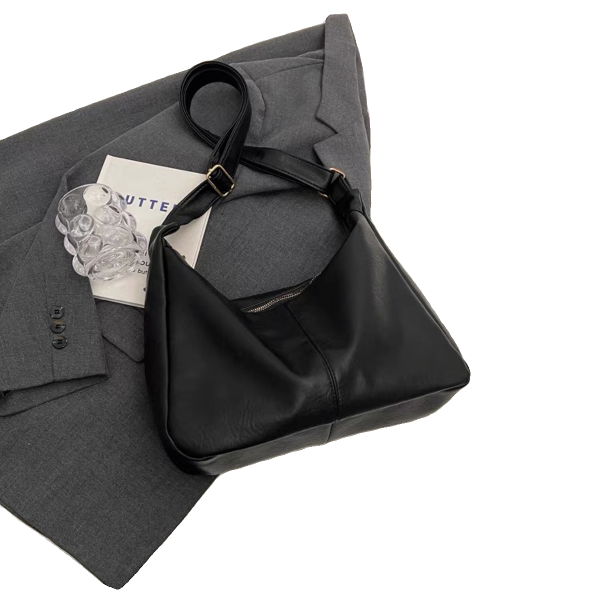 Retro Large Capacity Shoulder Crossbody Bag for Women - Trendy Korean Style Casual Soft Commuter Bag 2025 Retro Large Capacity Shoulder Crossbody Bag for Women - Trendy Korean Style Casual Soft Commuter Bag 2025