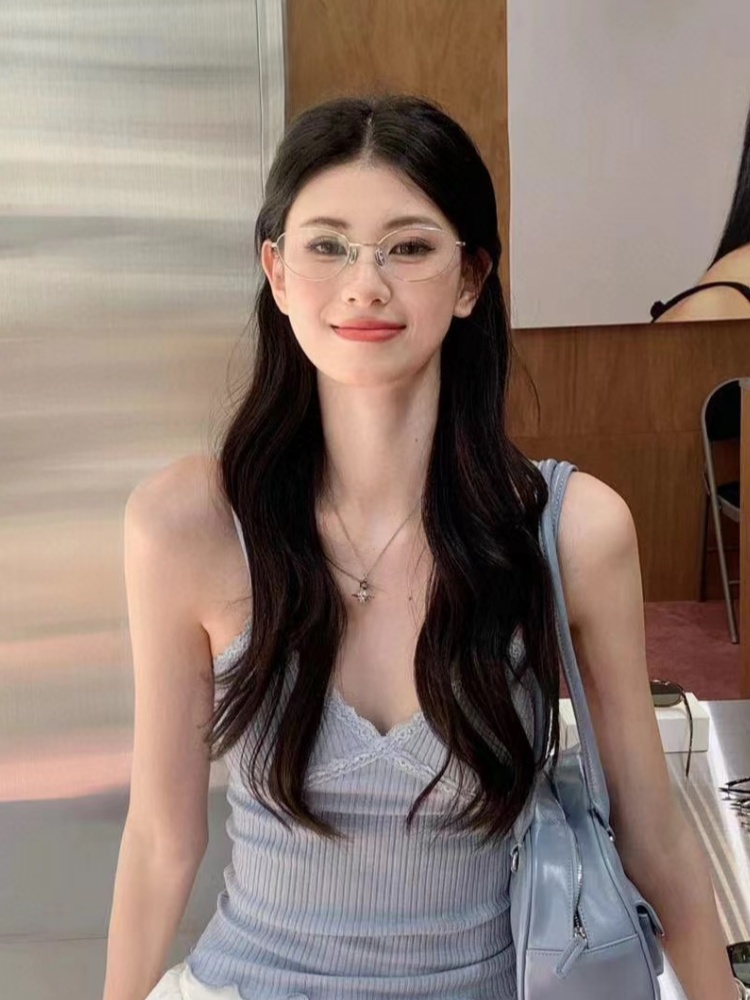 Retro Metal Cat-Eye Glasses for Women - Silver Frame, Prescription Ready, Blue Light Blocking, Stylish and Cool Look Retro Metal Cat-Eye Glasses for Women - Silver Frame, Prescription Ready, Blue Light Blocking, Stylish and Cool Look