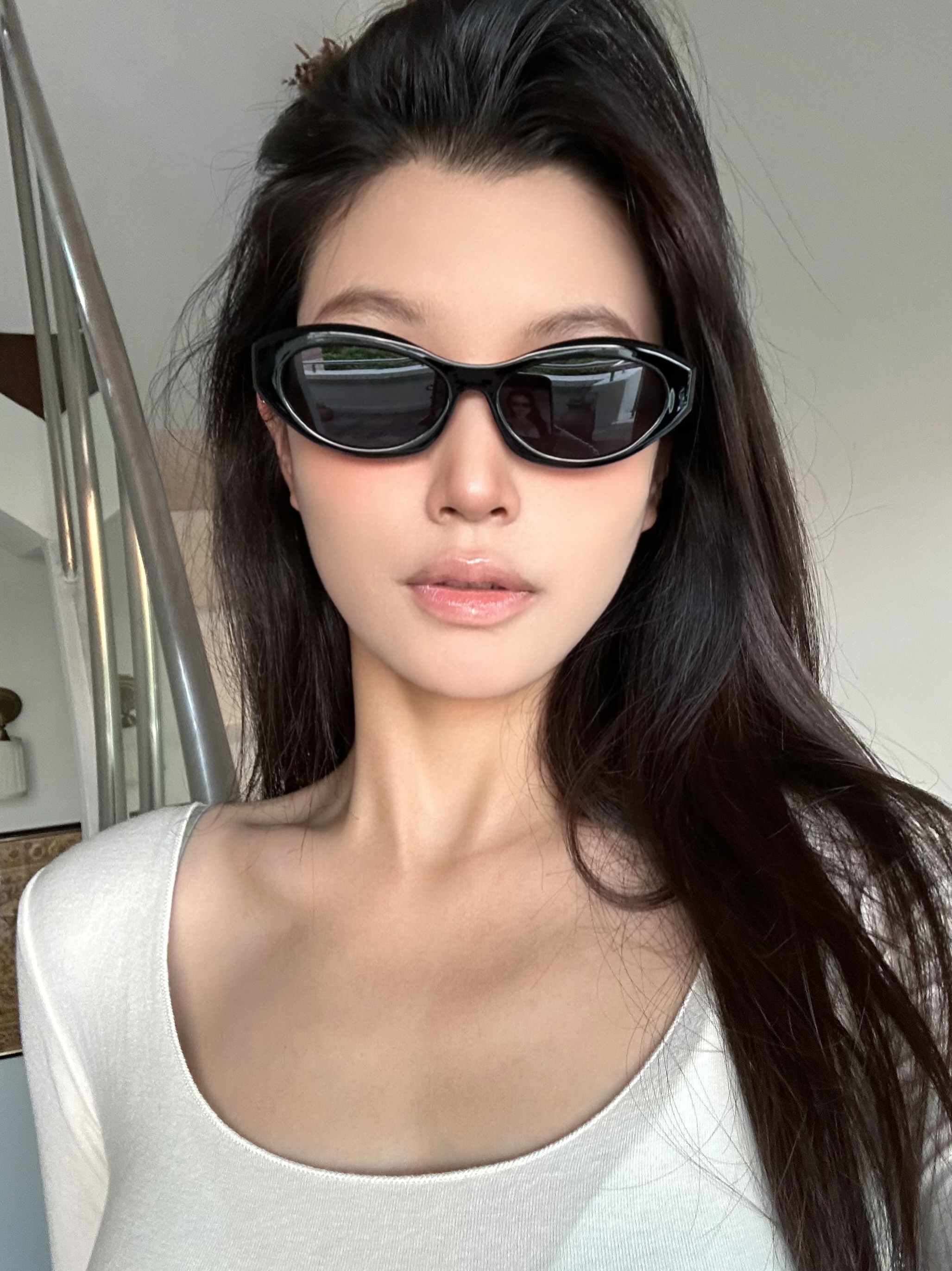 Retro Oval Cat-Eye Sunglasses for Round Faces - Small Frame UV Protection Fashion Accessories Retro Oval Cat-Eye Sunglasses for Round Faces - Small Frame UV Protection Fashion Accessories