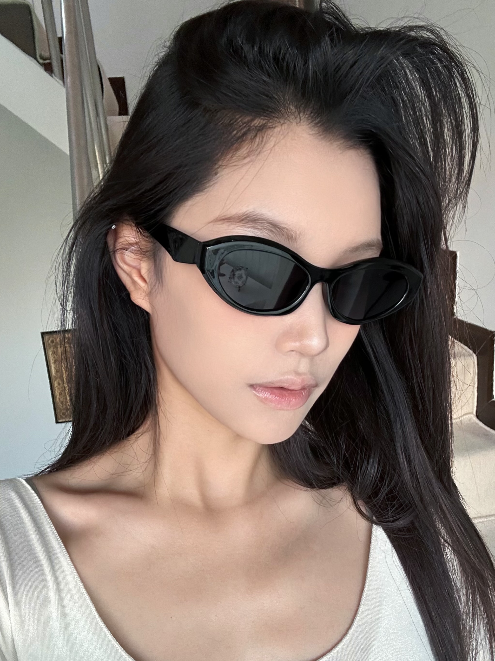 Retro Oval Cat-Eye Sunglasses for Round Faces - Small Frame UV Protection Fashion Accessories Retro Oval Cat-Eye Sunglasses for Round Faces - Small Frame UV Protection Fashion Accessories