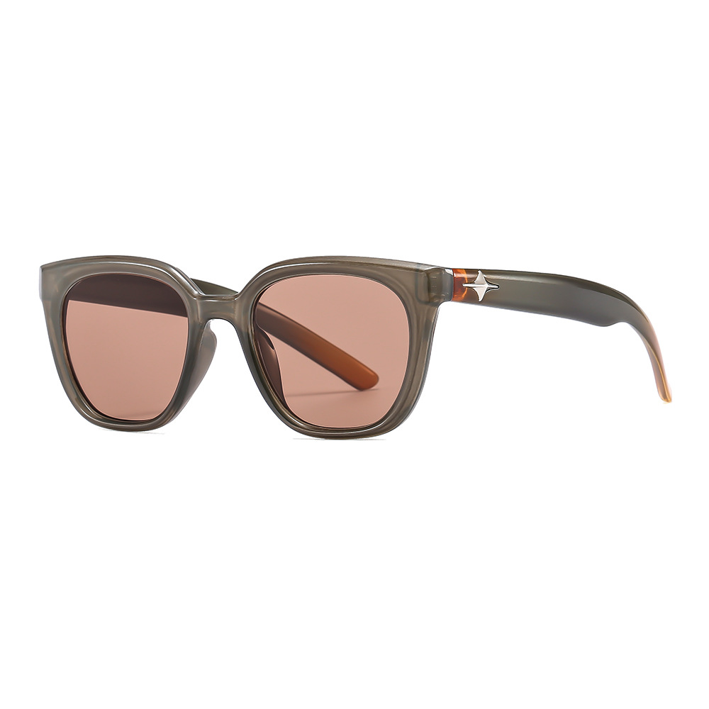 Retro Oversized Square Black Sunglasses for Women - Flattering for Big Faces, High-End Feel, UV Protection, Stylish Y2K Fashion Retro Oversized Square Black Sunglasses for Women - Flattering for Big Faces, High-End Feel, UV Protection, Stylish Y2K Fashion