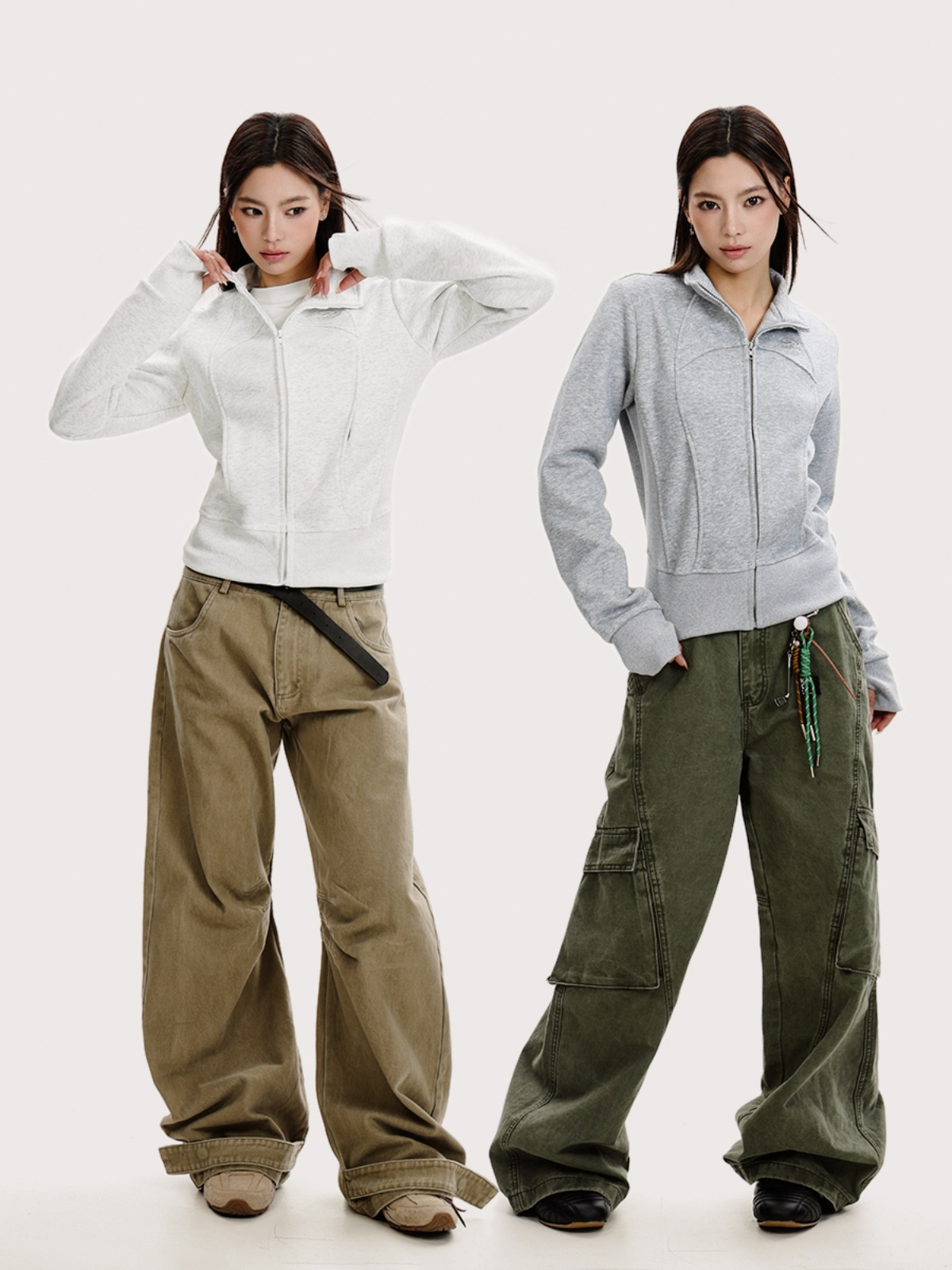 Retro Slim Fit Sports Cardigan Hoodie for Women - Trendy Short Casual Jacket with American Style, Perfect for Y2K and Everyday Wear Retro Slim Fit Sports Cardigan Hoodie for Women - Trendy Short Casual Jacket with American Style, Perfect for Y2K and Everyday Wear