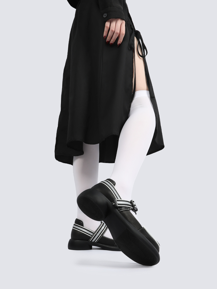 Retro Small Leather Mary Jane Shoes for Women - Thick-Soled Sports Footwear - 2025 Summer Fashion Retro Small Leather Mary Jane Shoes for Women - Thick-Soled Sports Footwear - 2025 Summer Fashion