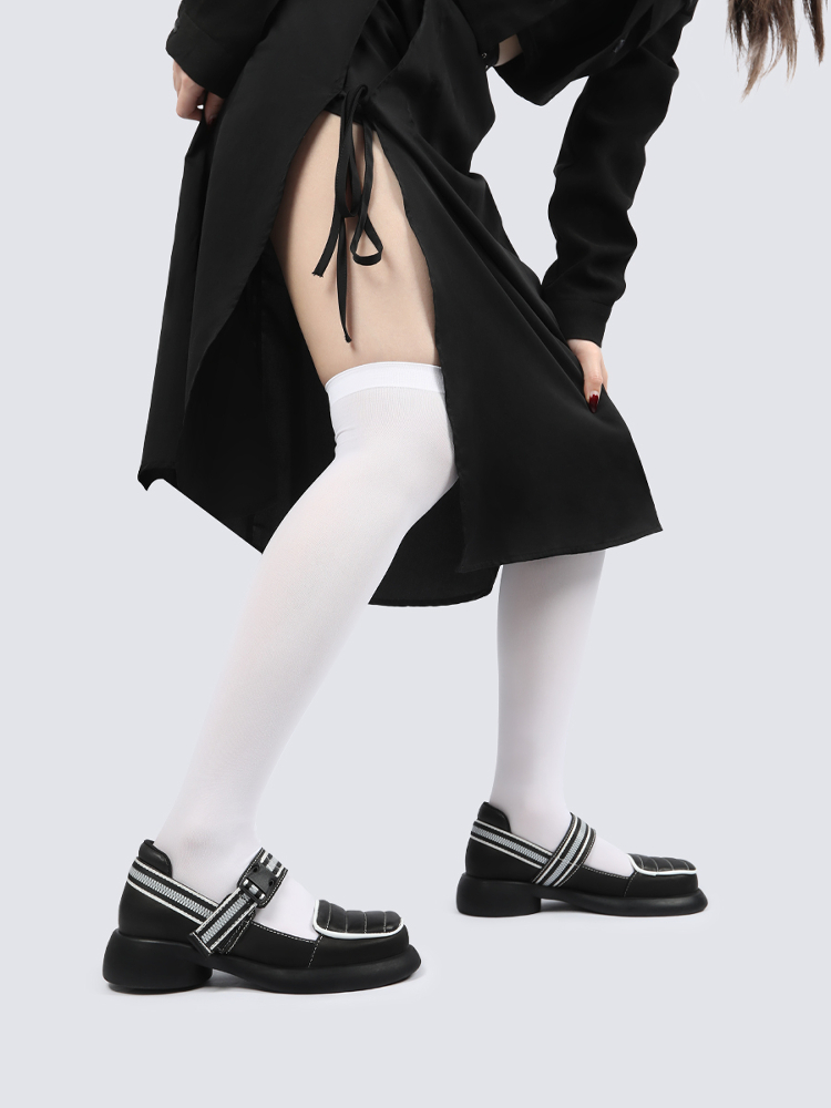 Retro Small Leather Mary Jane Shoes for Women - Thick-Soled Sports Footwear - 2025 Summer Fashion Retro Small Leather Mary Jane Shoes for Women - Thick-Soled Sports Footwear - 2025 Summer Fashion