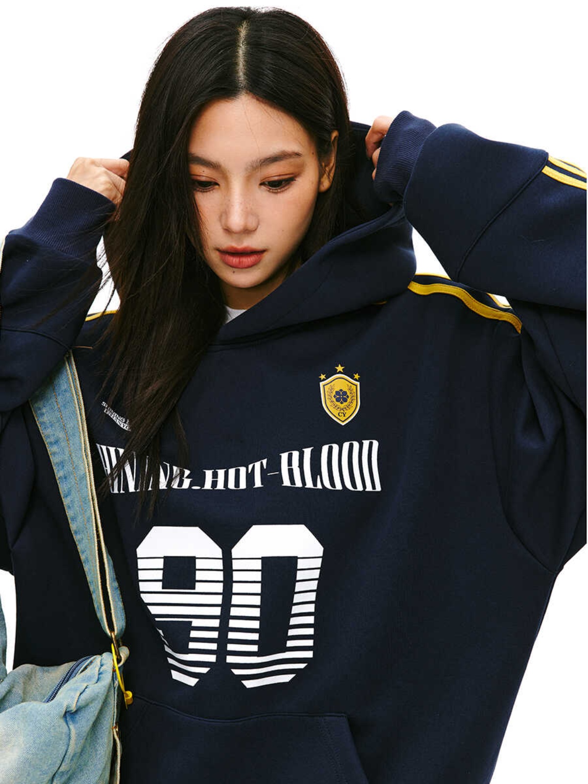 Retro Sports Jersey Hoodie for Men and Women - Unisex Loose Heavyweight Sports Style Jacket in Trendy American Design Retro Sports Jersey Hoodie for Men and Women - Unisex Loose Heavyweight Sports Style Jacket in Trendy American Design