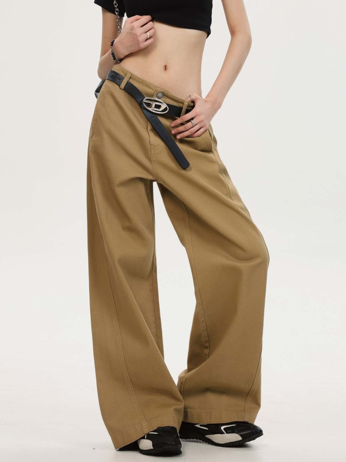 Retro Straight Micro-Flare Casual Pants for Men and Women, Loose Wide-Leg Streetwear, Versatile Floor-Length Trousers, 90s American Style Retro Straight Micro-Flare Casual Pants for Men and Women, Loose Wide-Leg Streetwear, Versatile Floor-Length Trousers, 90s American Style