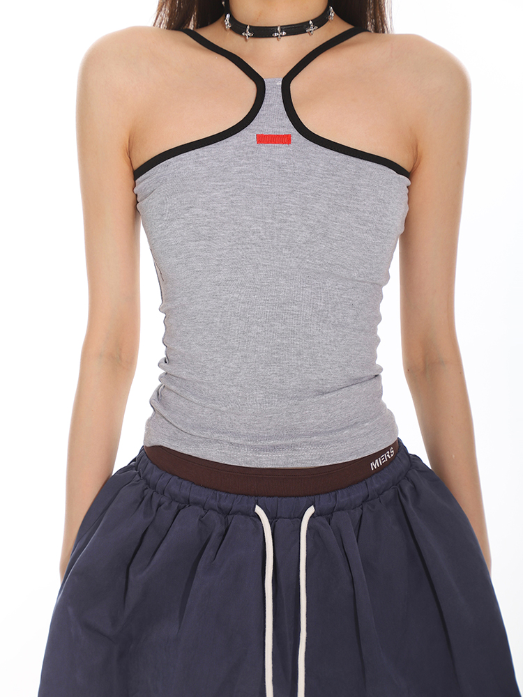 Retro Summer Two-Way Backless Shoulder Cutout Camisole Top - Hot American Style for a Chic 90s Look Retro Summer Two-Way Backless Shoulder Cutout Camisole Top - Hot American Style for a Chic 90s Look