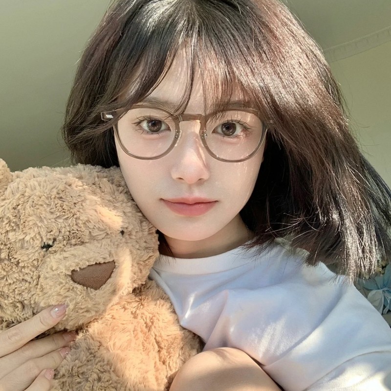 Retro Transparent Tea-Colored Small Face Round Frame Glasses - Korean Style No-Makeup Look for Students Retro Transparent Tea-Colored Small Face Round Frame Glasses - Korean Style No-Makeup Look for Students