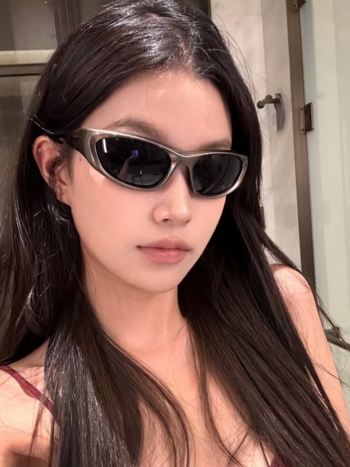 Retro Y2K Women's Outdoor Hiking Cycling Sunglasses - UV Protection and Windproof Stylish Design