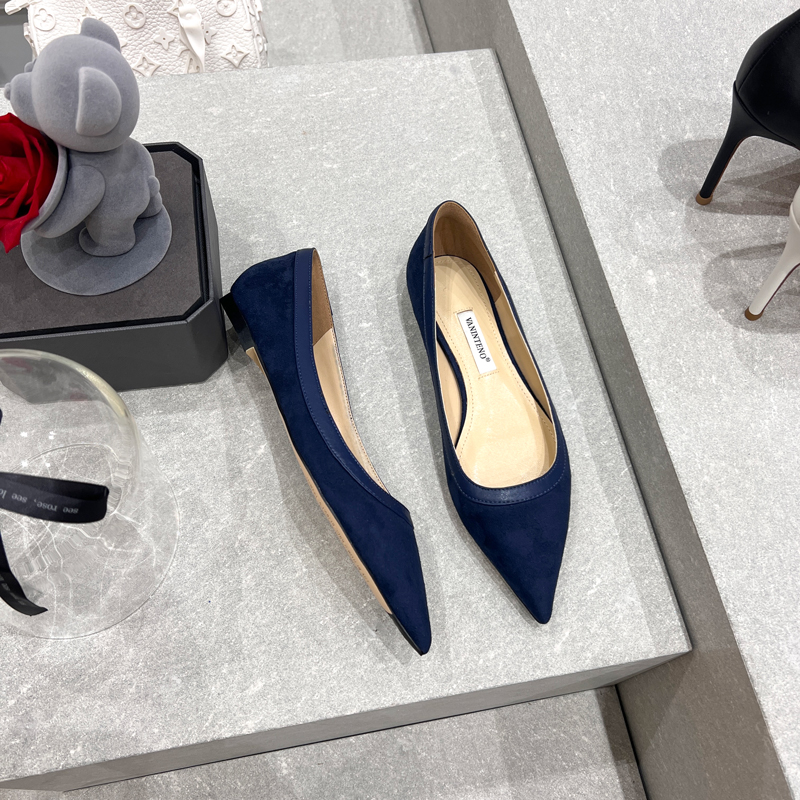 Royal Blue Suede Pointed Flat Shoes for Women - Elegant Temperament, Stylish Footwear, Perfect for 2025 Fashion Trends Royal Blue Suede Pointed Flat Shoes for Women - Elegant Temperament, Stylish Footwear, Perfect for 2025 Fashion Trends