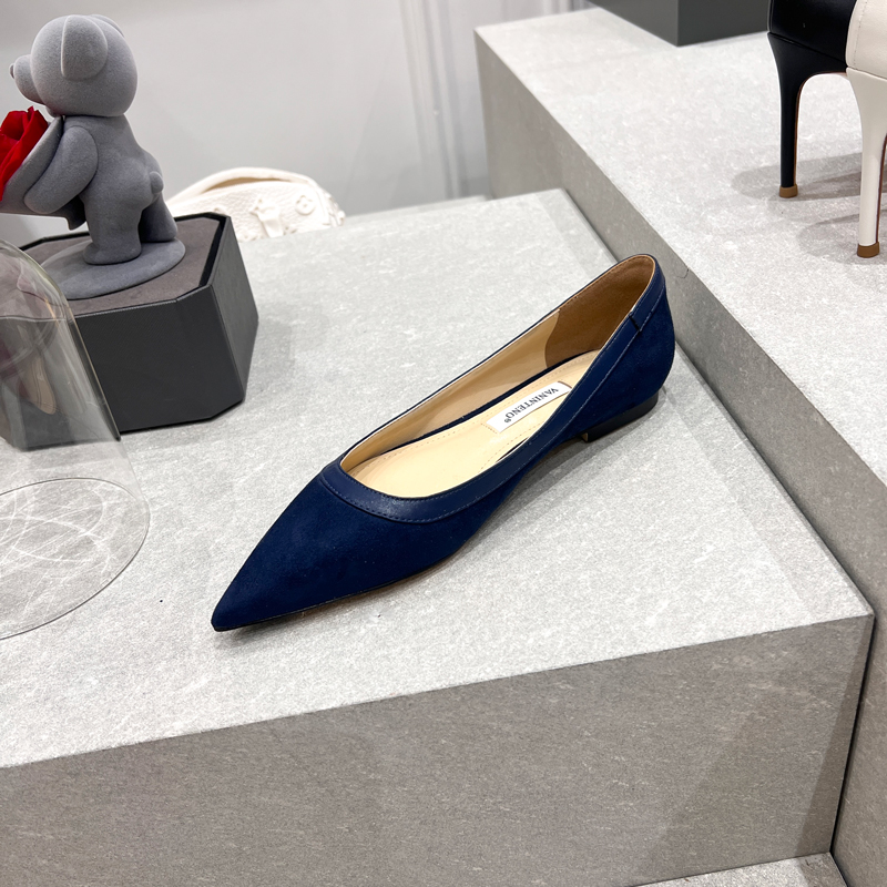 Royal Blue Suede Pointed Flat Shoes for Women - Elegant Temperament, Stylish Footwear, Perfect for 2025 Fashion Trends Royal Blue Suede Pointed Flat Shoes for Women - Elegant Temperament, Stylish Footwear, Perfect for 2025 Fashion Trends