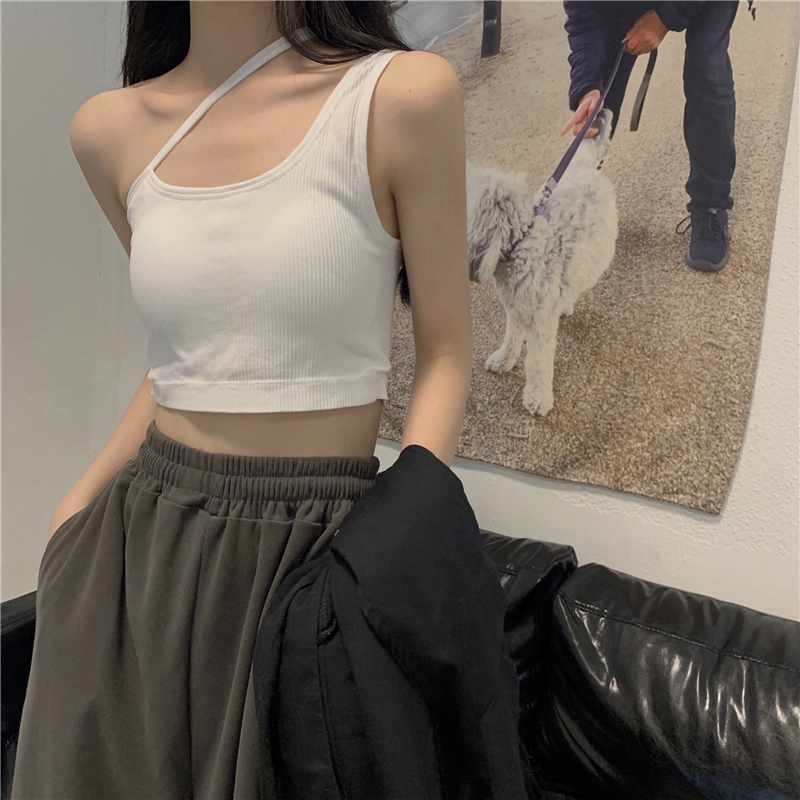 Sexy Camisole with Chest Pad for Jazz Dance - Short Outerwear Top, Perfect for Night Out and Y2K Style