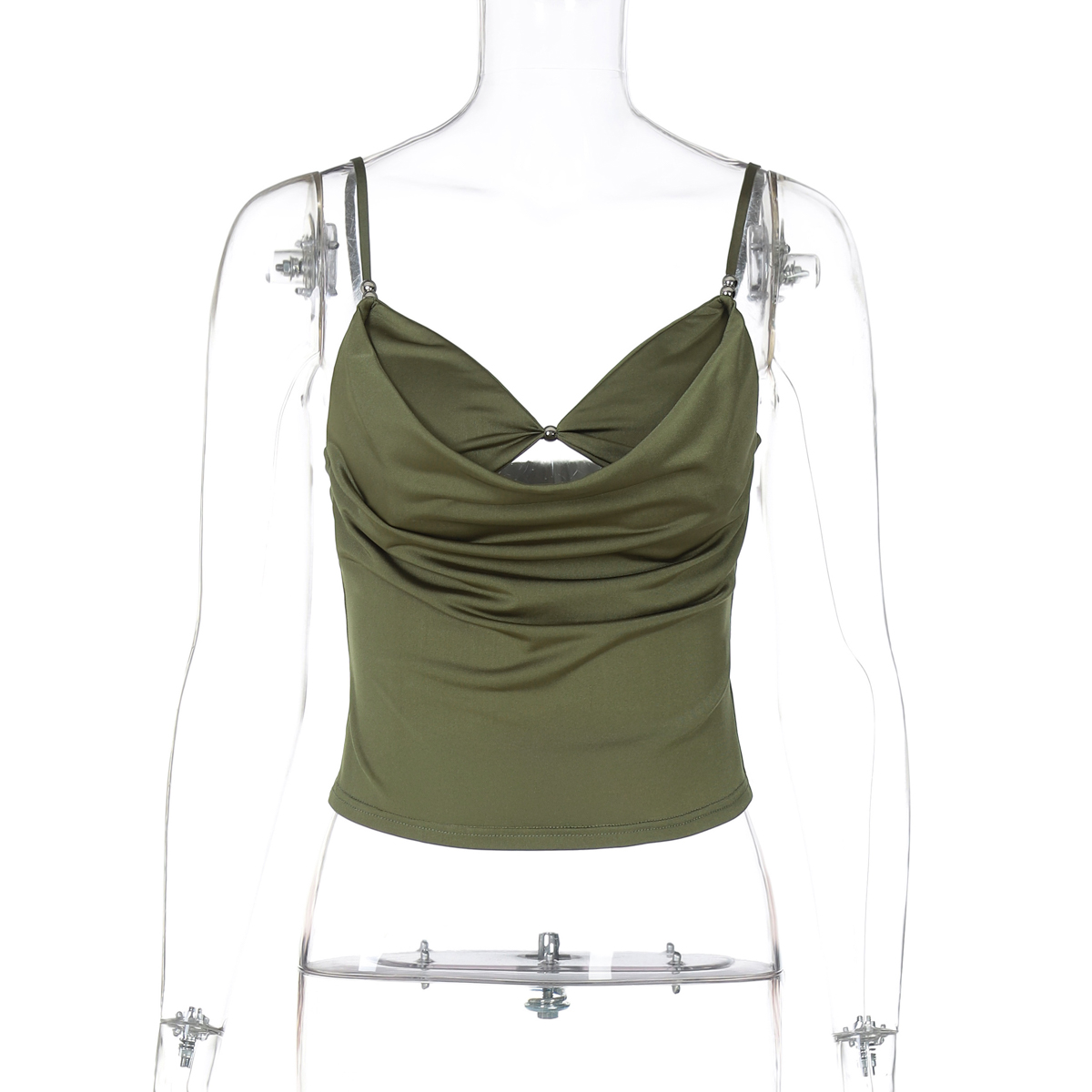 Sexy Hollow Out Two-Piece Camisole for Women - European American Style Slim Fit Summer Top for Spicy Girls