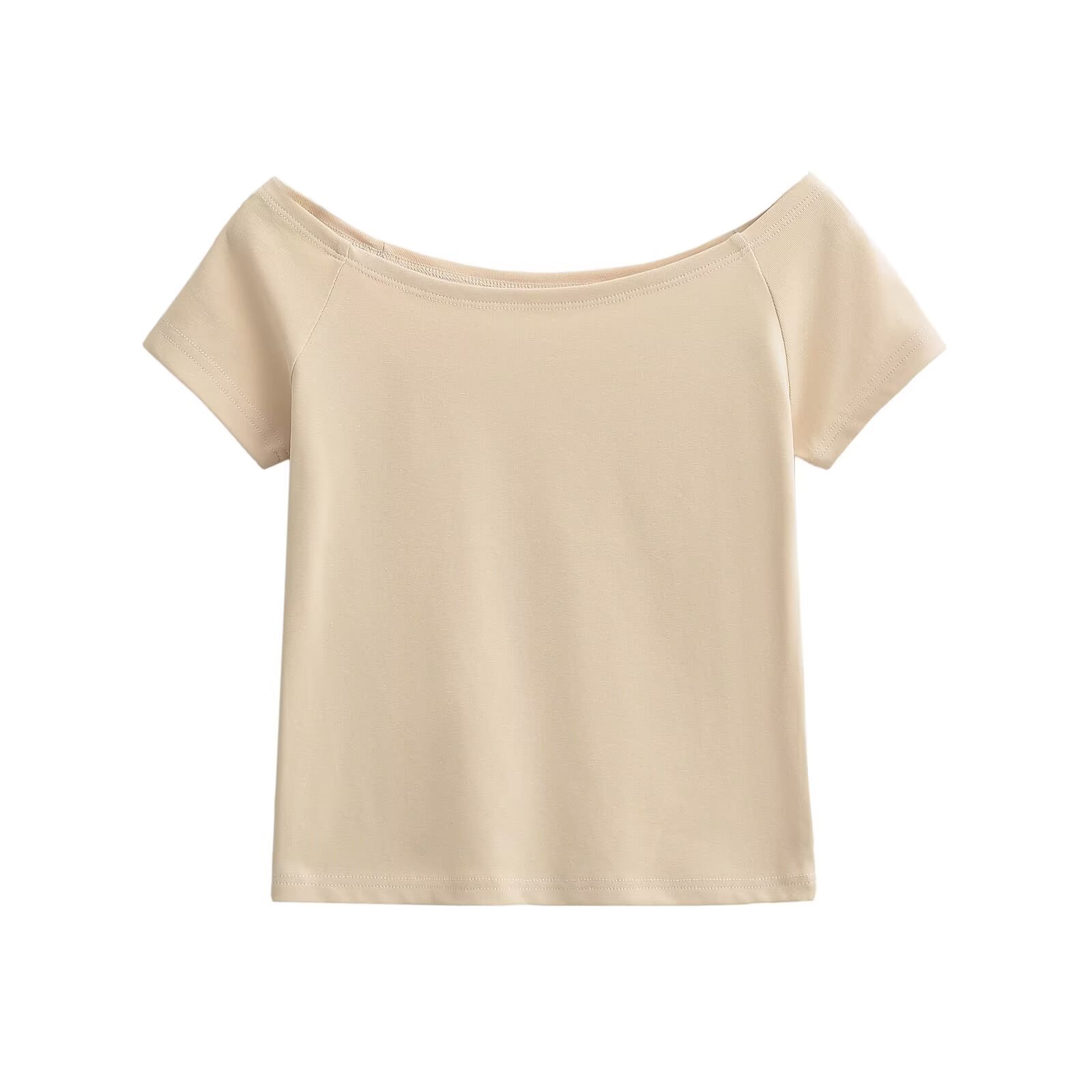 Sexy Slim Off-Shoulder Short Sleeve T-Shirt for Women - Kpop Jazz Street Dance Style Top Sexy Slim Off-Shoulder Short Sleeve T-Shirt for Women - Kpop Jazz Street Dance Style Top