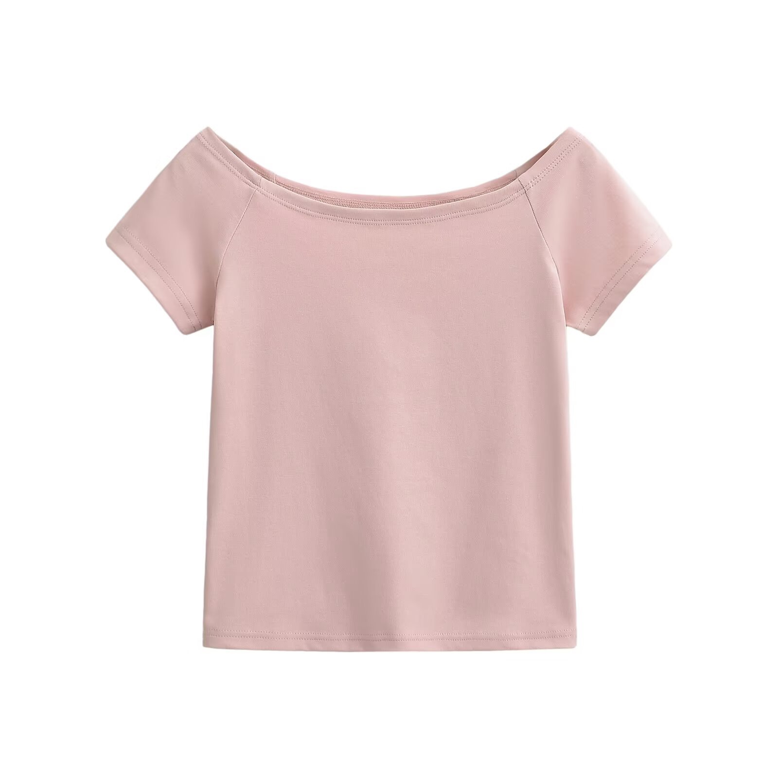 Sexy Slim Off-Shoulder Short Sleeve T-Shirt for Women - Kpop Jazz Street Dance Style Top Sexy Slim Off-Shoulder Short Sleeve T-Shirt for Women - Kpop Jazz Street Dance Style Top