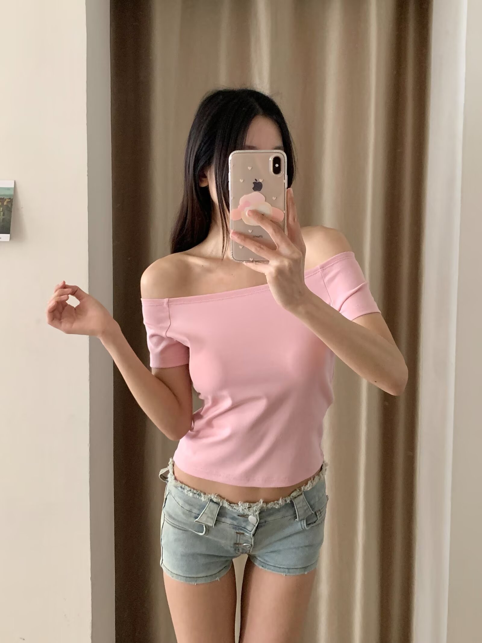 Sexy Slim Off-Shoulder Short Sleeve T-Shirt for Women - Kpop Jazz Street Dance Style Top Sexy Slim Off-Shoulder Short Sleeve T-Shirt for Women - Kpop Jazz Street Dance Style Top
