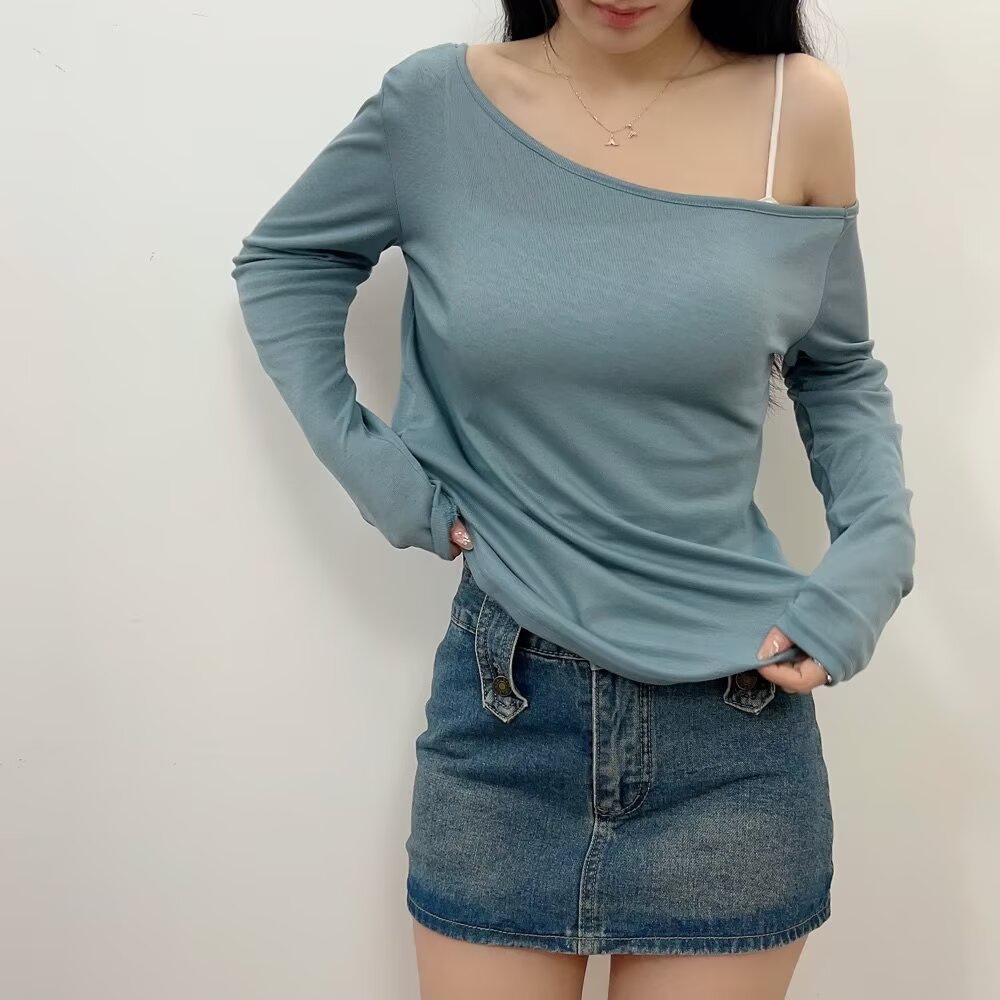 Sheer White Long Sleeve Cover-Up T-Shirt - Jazz Style, Versatile Casual Top for Spring, Sexy and Chic Design Sheer White Long Sleeve Cover-Up T-Shirt - Jazz Style, Versatile Casual Top for Spring, Sexy and Chic Design