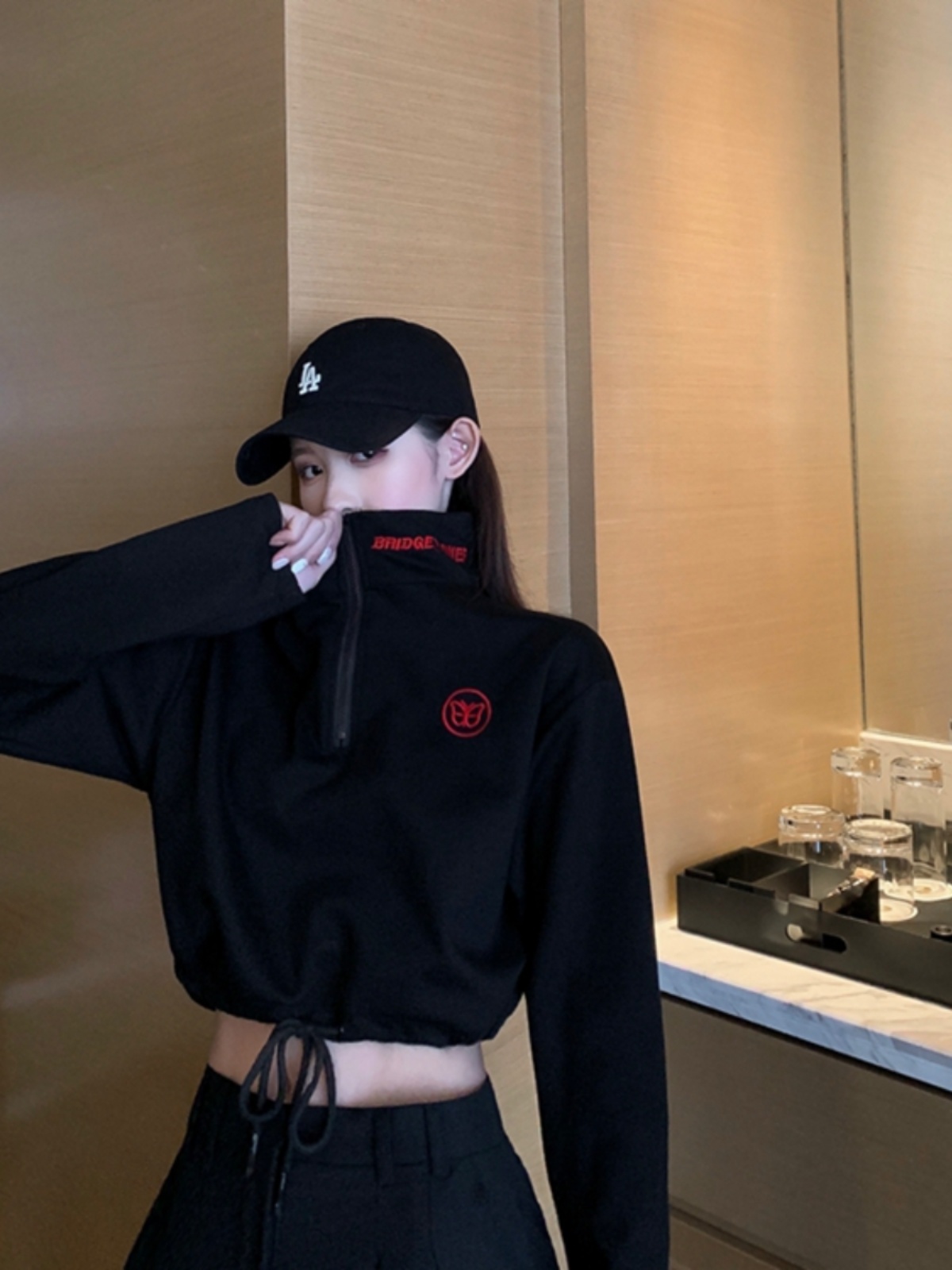 Short Jazz Dance Crop Top for Women - Thin Hoodie Style, Hot Girl Trend, Perfect for Practice and Studio Sessions